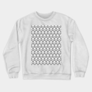 Spaceship Earth Geometric Pattern Classic White Crewneck Sweatshirt